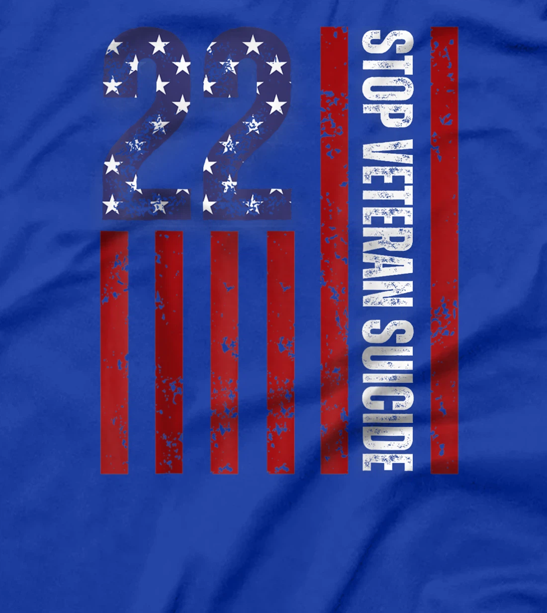 Stop Veteran Suicide Prevention Awareness 22 Veterans A Day T-Shirt