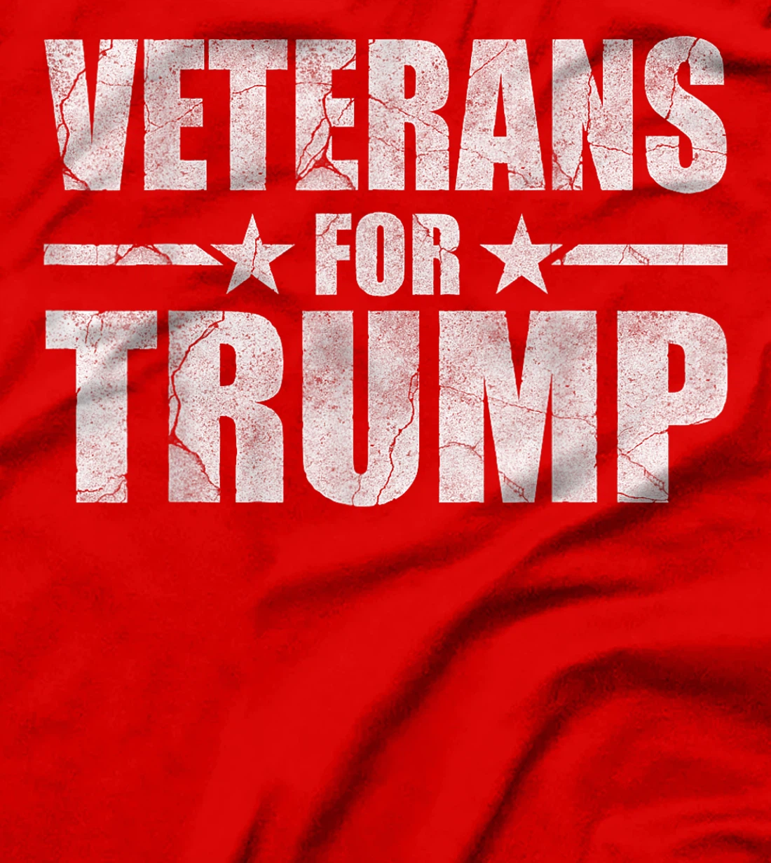 Veterans For Trump 2024 USA Presidential Election T-Shirt