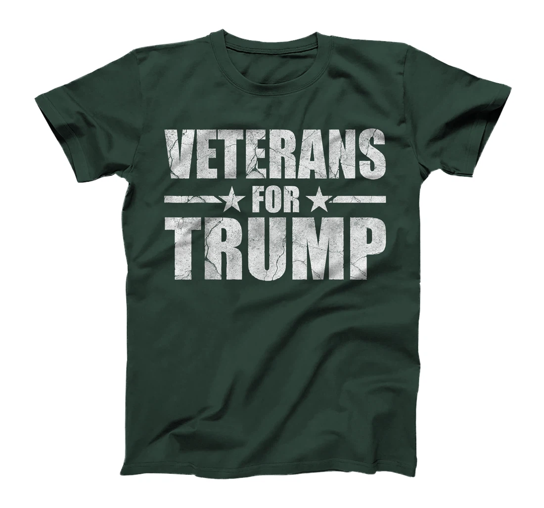 Veterans For Trump 2024 USA Presidential Election T-Shirt