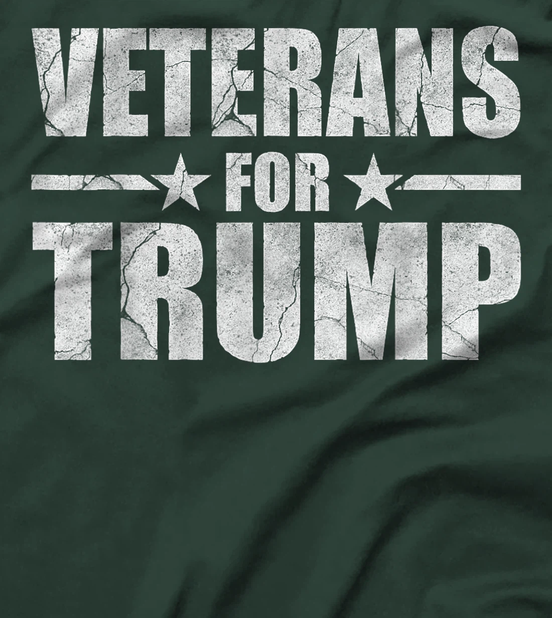 Veterans For Trump 2024 USA Presidential Election T-Shirt