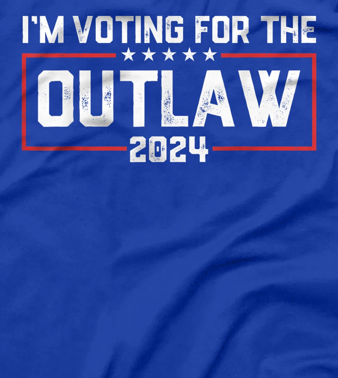 Womens Trump I'm Voting For The Outlaw 2024 Election MAGA Trump T-Shirt