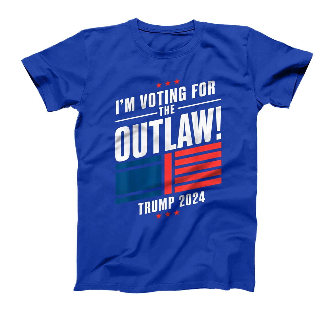 I'm Voting for The Outlaw Funny Pro Trump 2024 T-Shirt