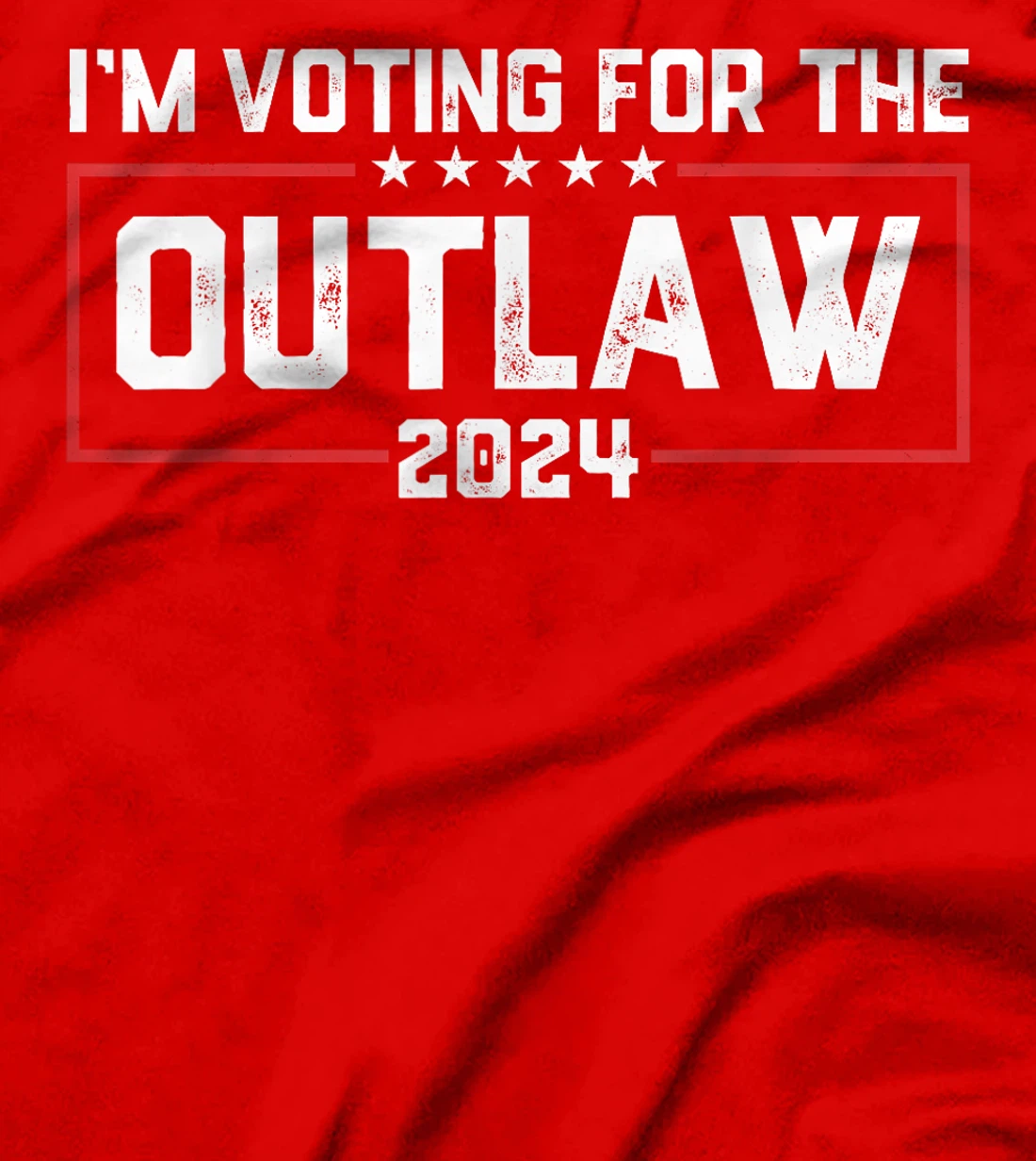 Womens Trump I'm Voting For The Outlaw 2024 Election MAGA Trump T-Shirt