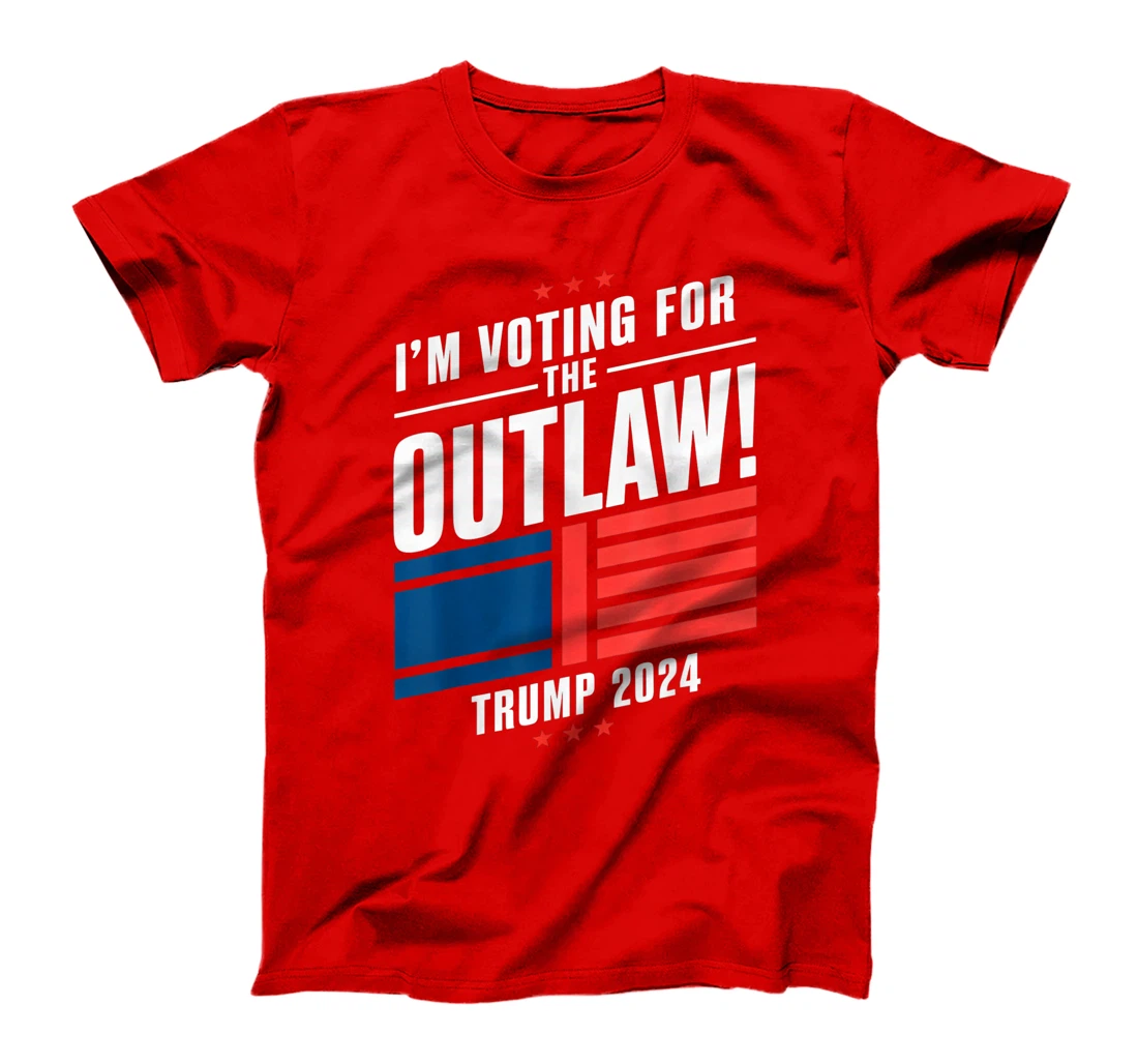 I'm Voting for The Outlaw Funny Pro Trump 2024 T-Shirt