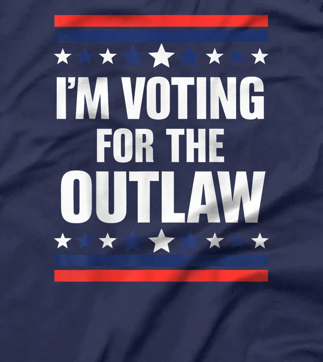 I'm Voting for The Outlaw Funny Pro Trump 2024 T-Shirt