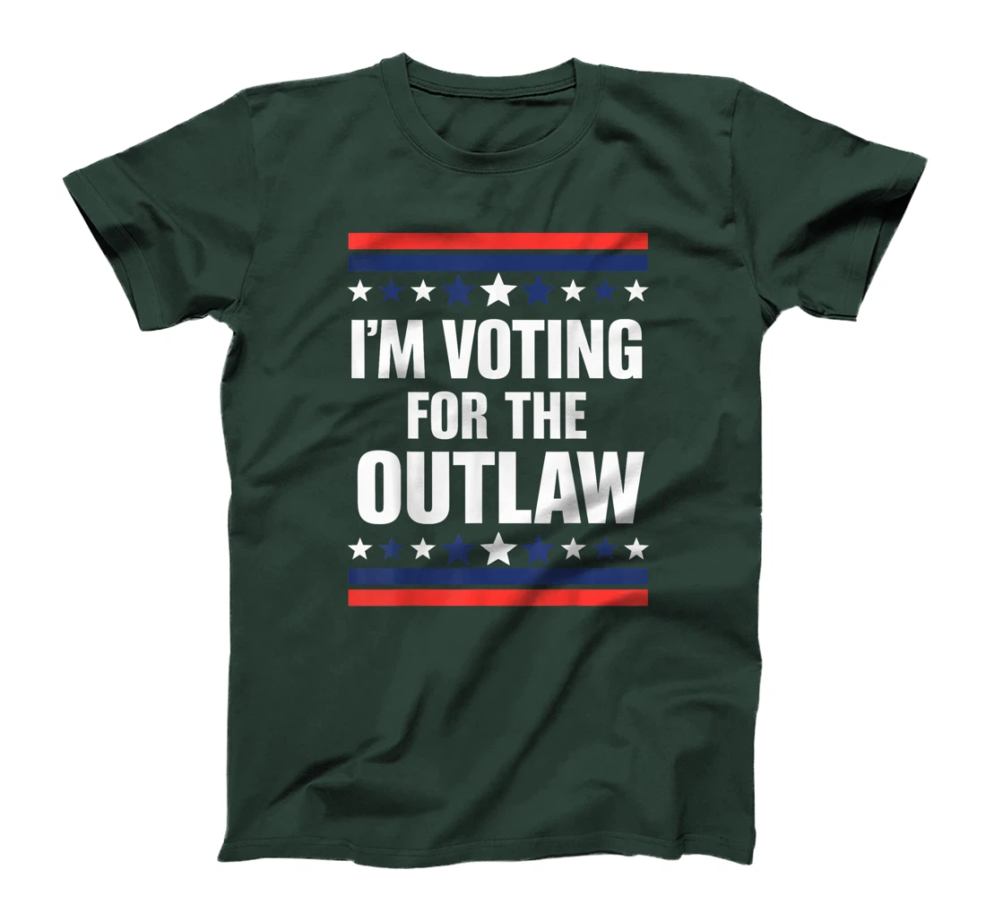 I'm Voting for The Outlaw Funny Pro Trump 2024 T-Shirt