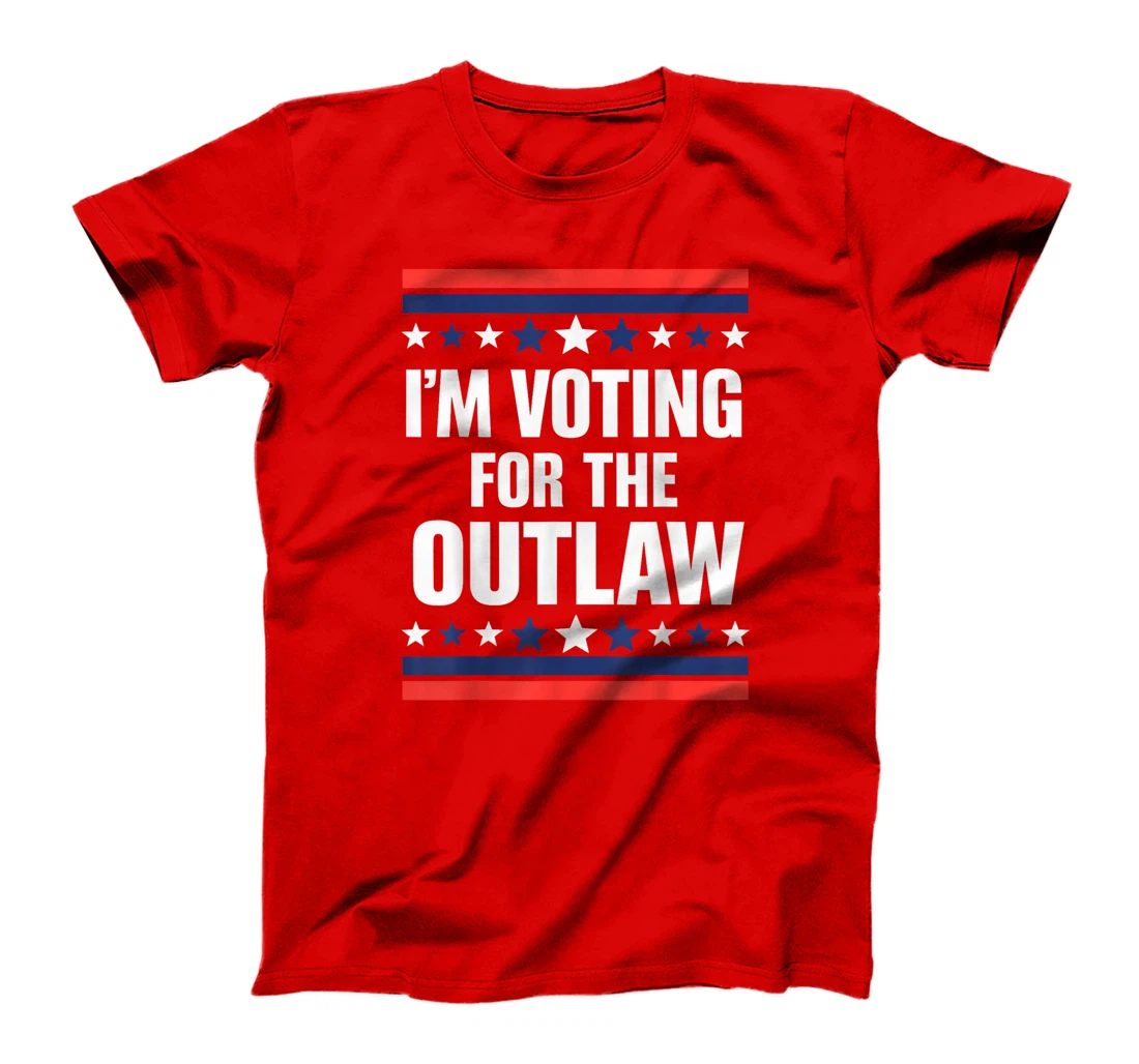 I'm Voting for The Outlaw Funny Pro Trump 2024 T-Shirt