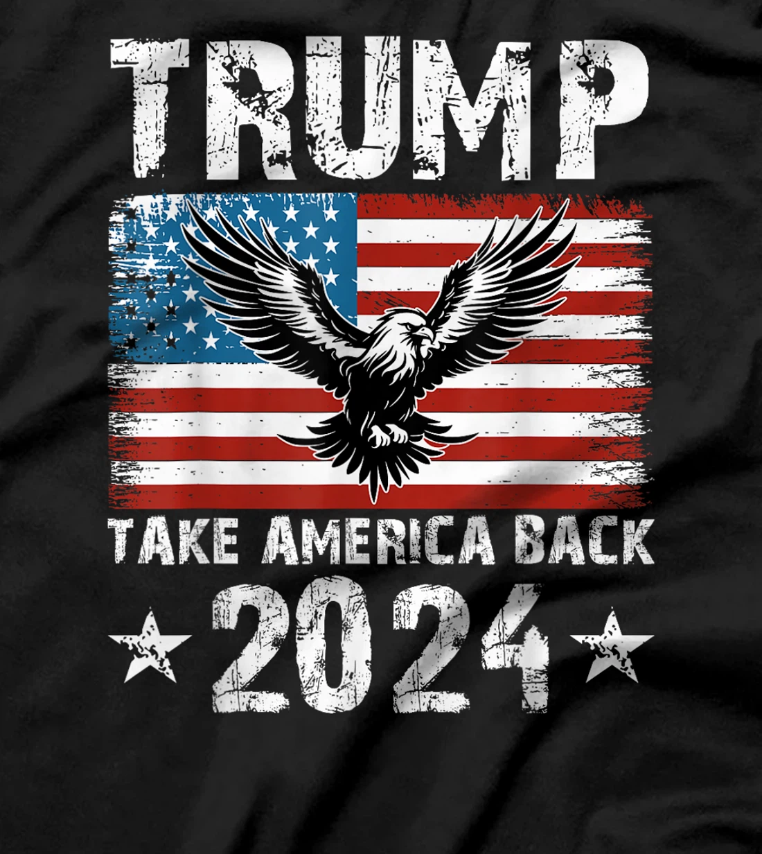 Take America Back American Flag Trump 2024 Men Women Gifts T-Shirt