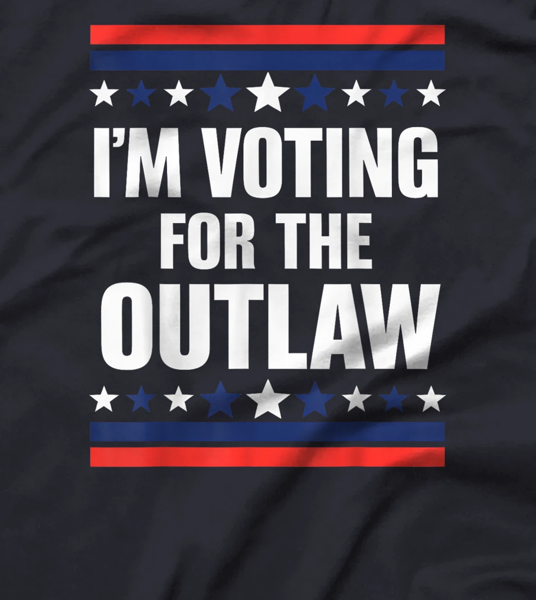 I'm Voting for The Outlaw Funny Pro Trump 2024 T-Shirt