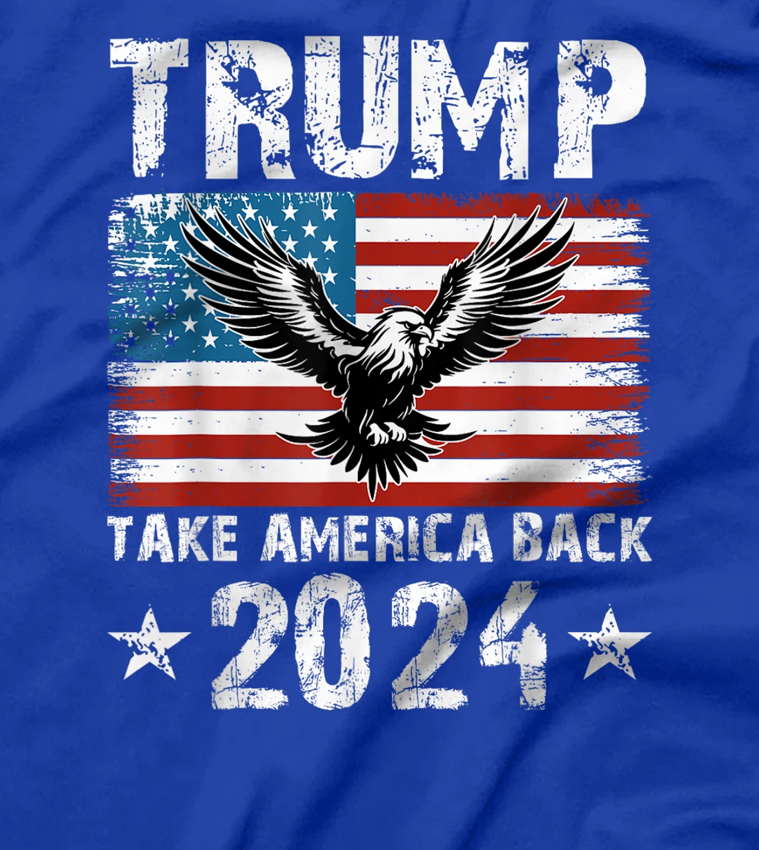 Take America Back American Flag Trump 2024 Men Women Gifts T-Shirt