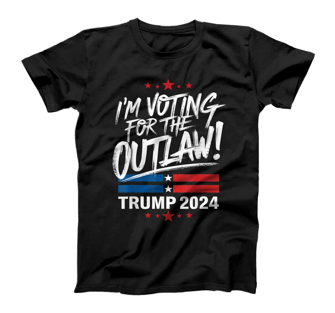 I'm Voting for The Outlaw Funny Pro Trump 2024 T-Shirt