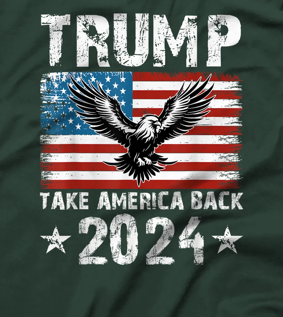 Take America Back American Flag Trump 2024 Men Women Gifts T-Shirt