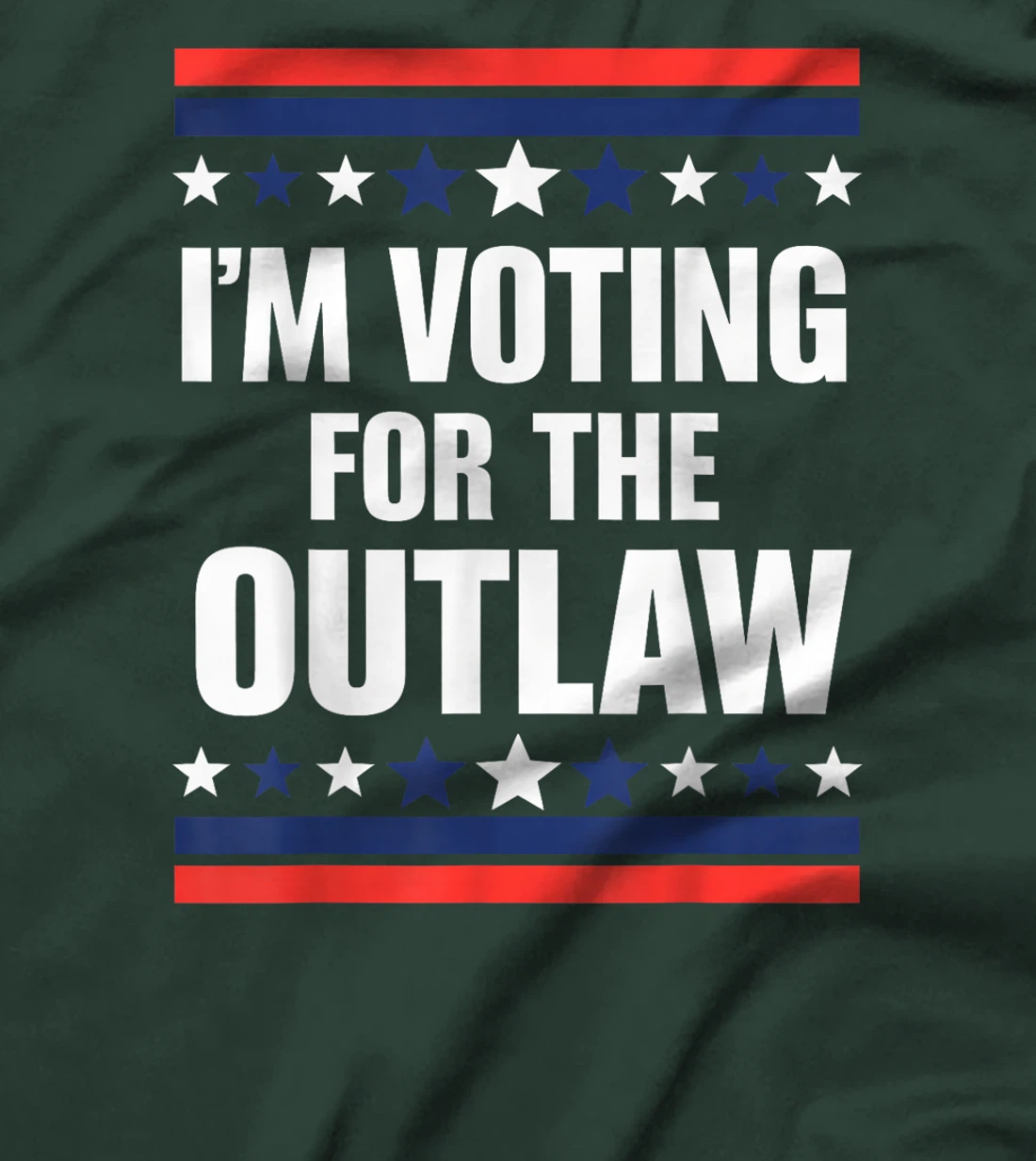 I'm Voting for The Outlaw Funny Pro Trump 2024 T-Shirt