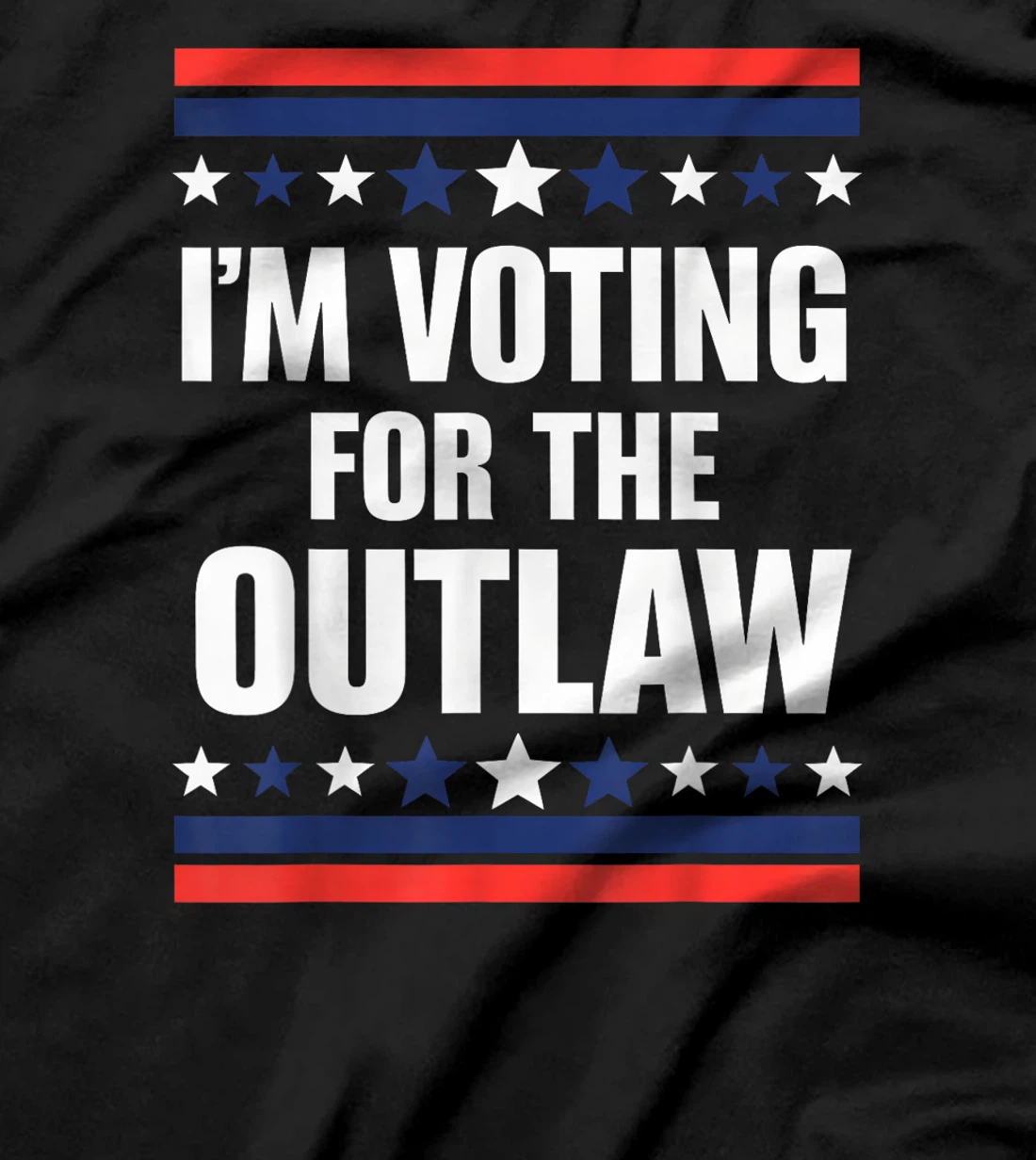 I'm Voting for The Outlaw Funny Pro Trump 2024 T-Shirt