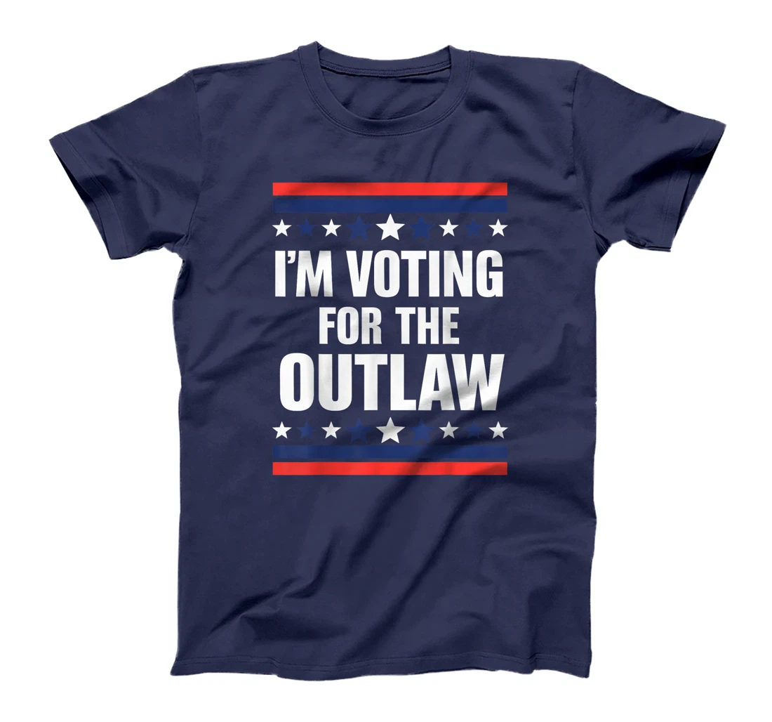 I'm Voting for The Outlaw Funny Pro Trump 2024 T-Shirt