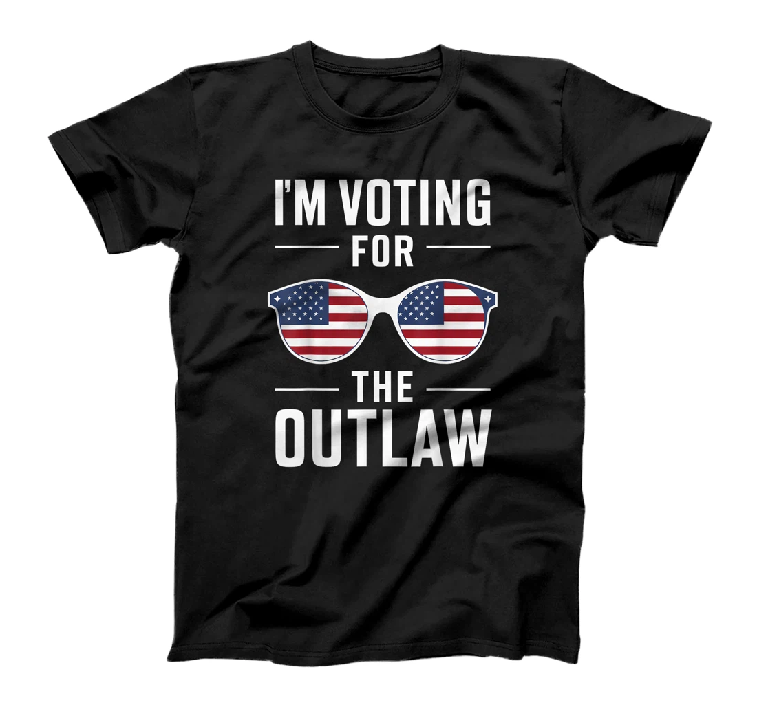 I'm Voting for The Outlaw Funny Pro Trump 2024 T-Shirt