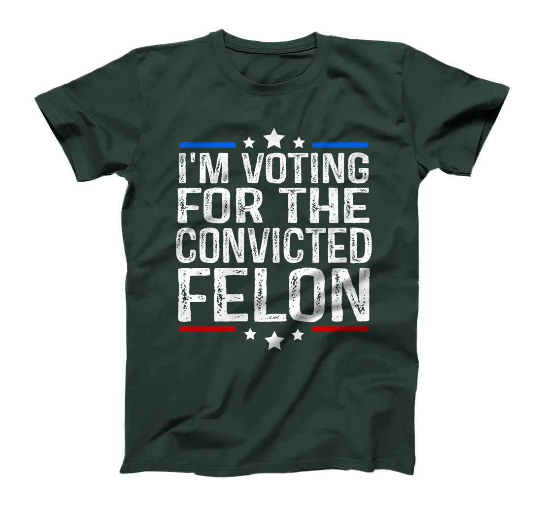 Trump 2024 Convicted Felon, I'm Voting Convicted Felon 2024 Premium T-Shirt