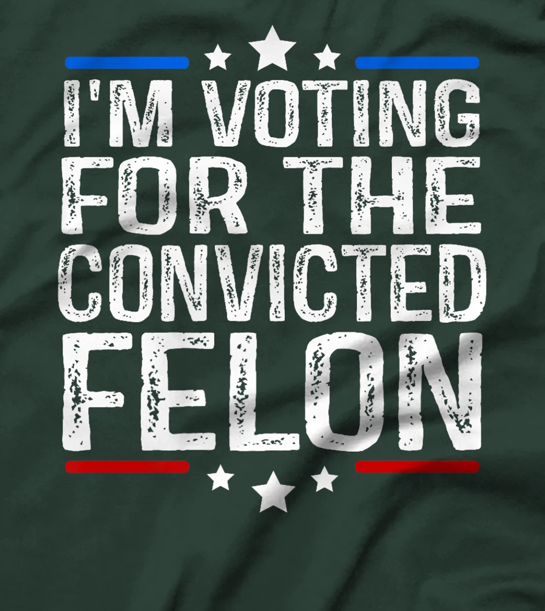 Trump 2024 Convicted Felon, I'm Voting Convicted Felon 2024 Premium T-Shirt