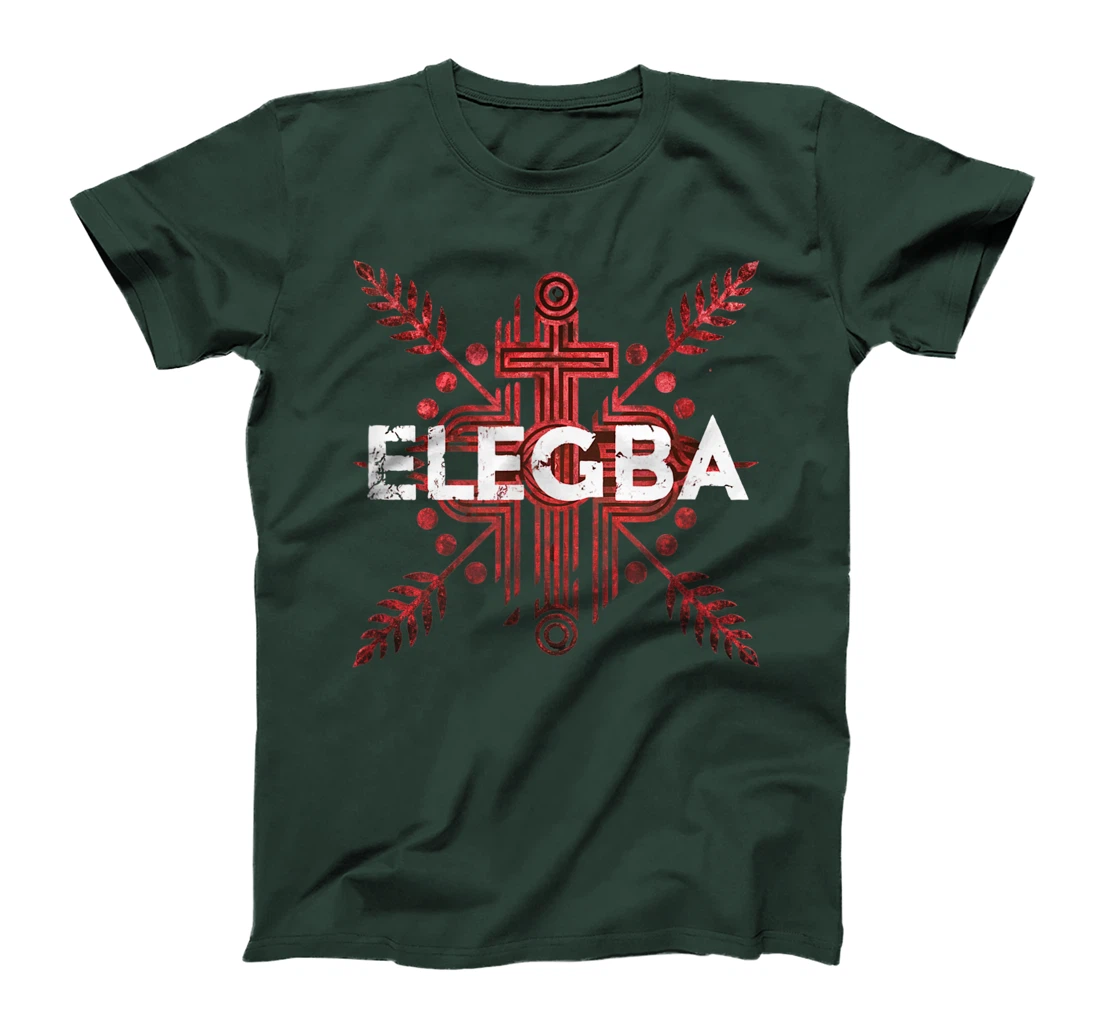 Papa Legba Elegba - Eleggua God Of The Crossroads Veve Esu T-Shirt