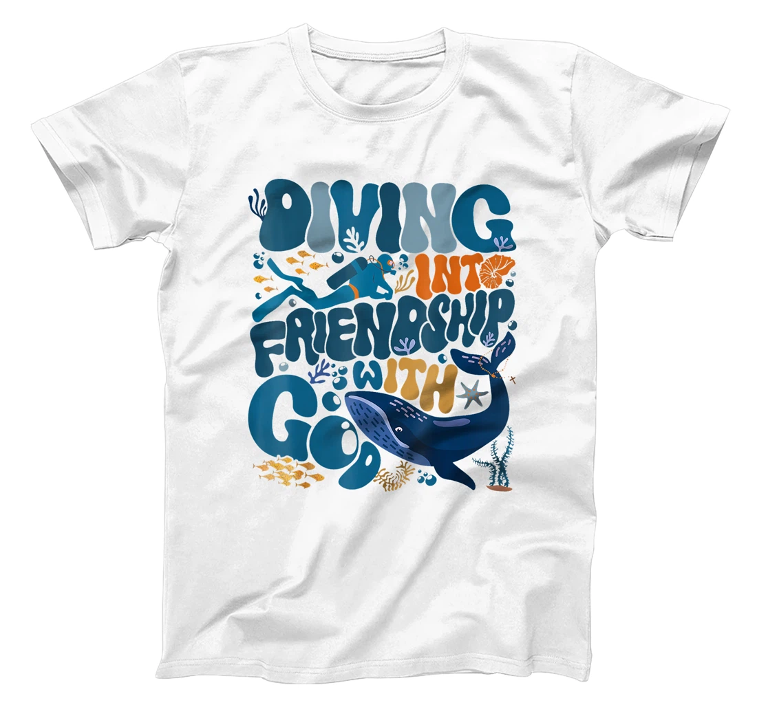 Diving Into Friendship With God Scuba Vbs 2024 Christian T-Shirt