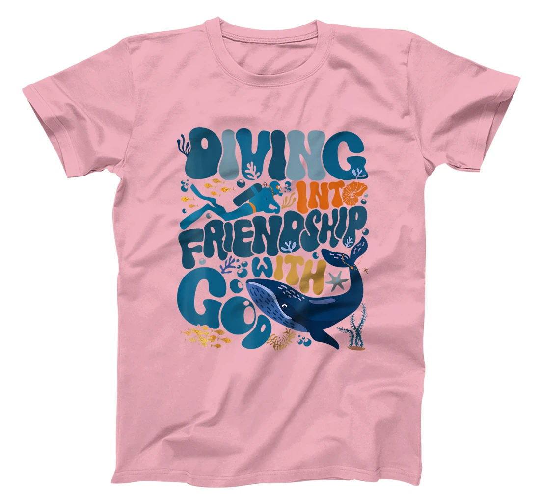 Diving Into Friendship With God Scuba Vbs 2024 Christian T-Shirt