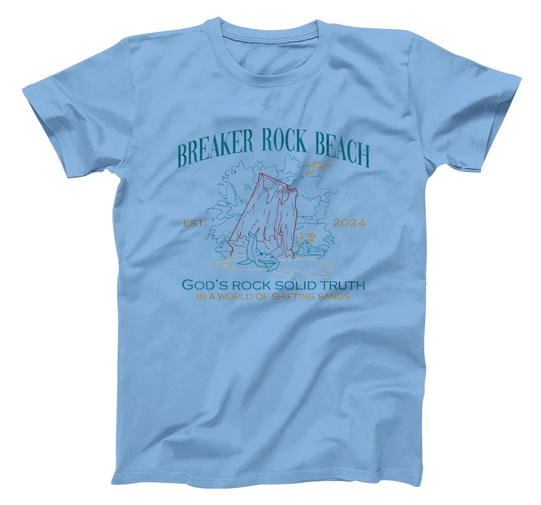 Breaker Rock Beach VBS 2024 God's Rock Solid Truth Bible T-Shirt