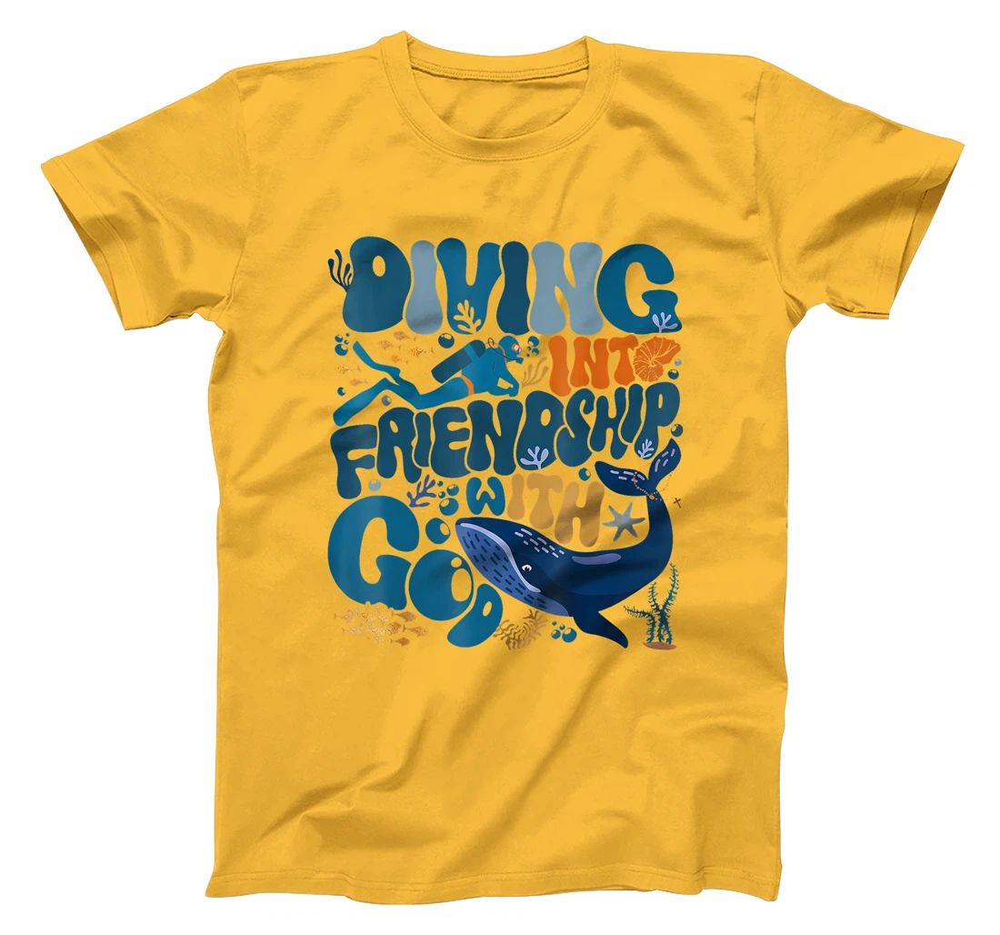 Diving Into Friendship With God Scuba Vbs 2024 Christian T-Shirt