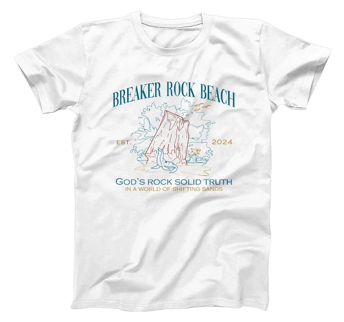Breaker Rock Beach VBS 2024 God's Rock Solid Truth Bible T-Shirt