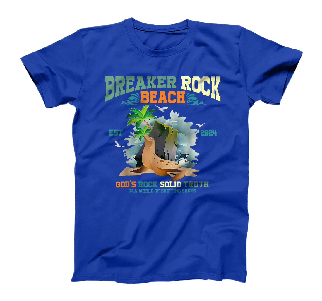 Breaker Rock Beach God's Rock Solid Truth VBS 2024 Christian T-Shirt