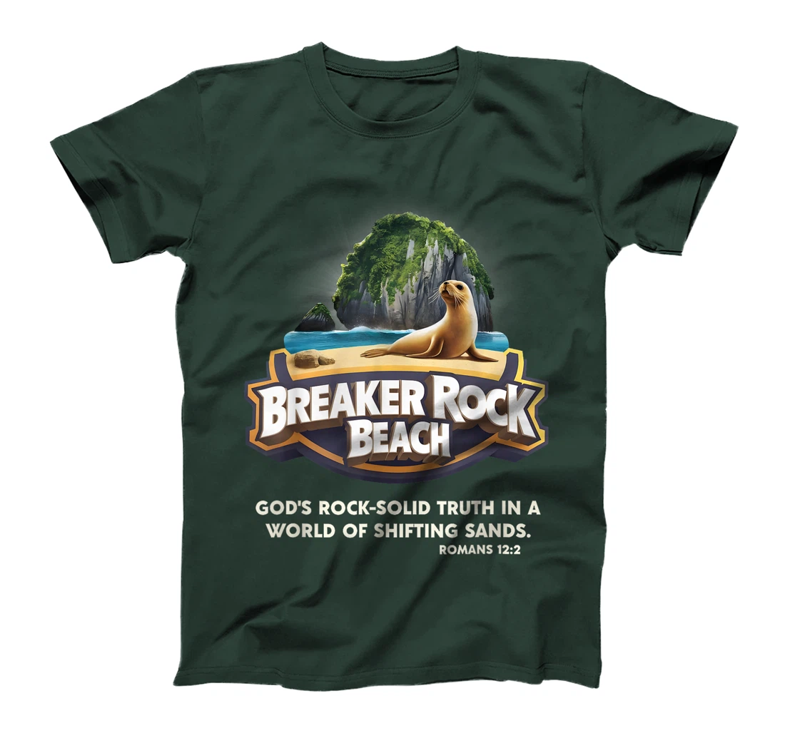 God's Rock Solid Breaker Rock Beach VBS 2024 Christian T-Shirt