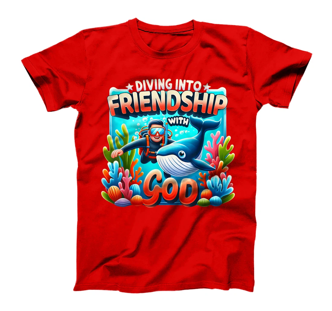 Diving Into Friendship God VBS 2024 Vacation Bible School T-Shirt