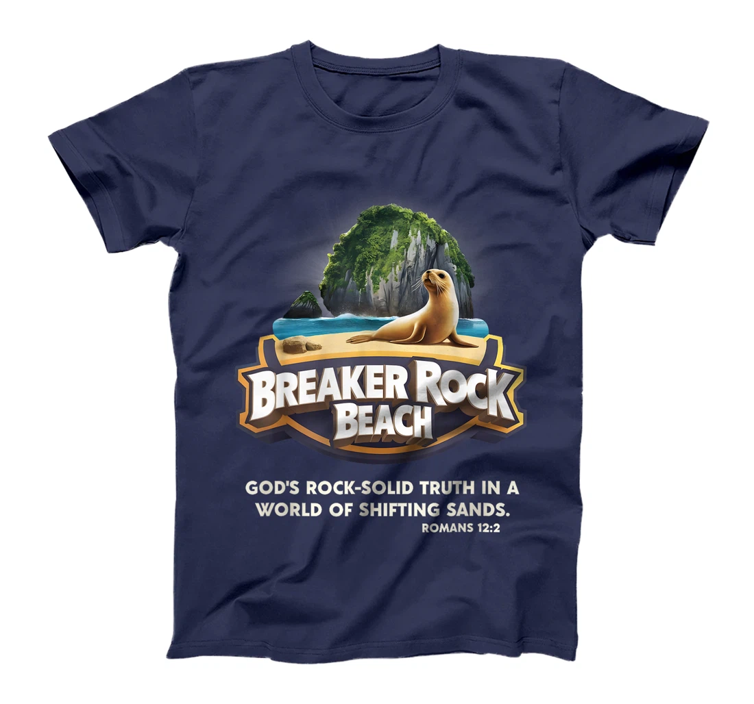 God's Rock Solid Breaker Rock Beach VBS 2024 Christian T-Shirt