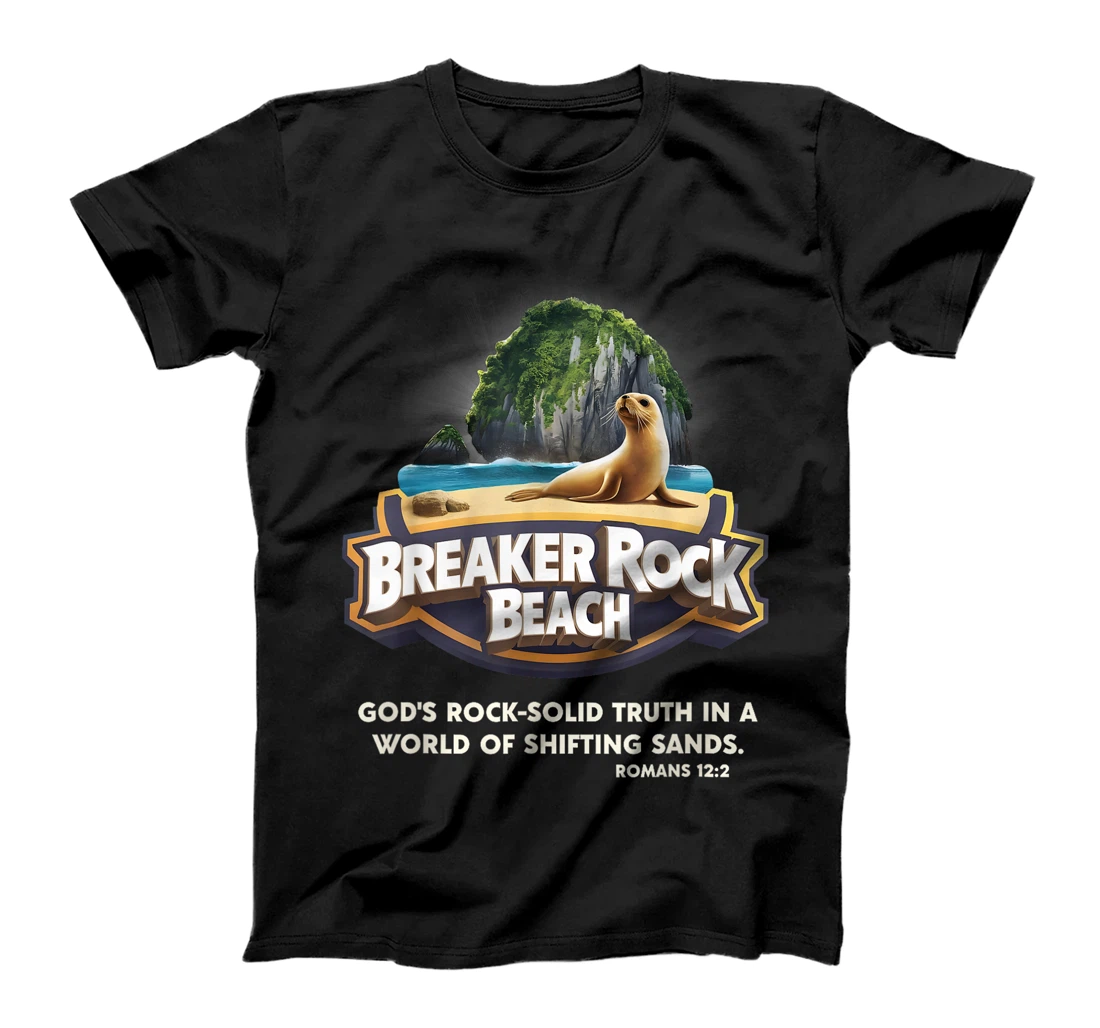 God's Rock Solid Breaker Rock Beach VBS 2024 Christian T-Shirt