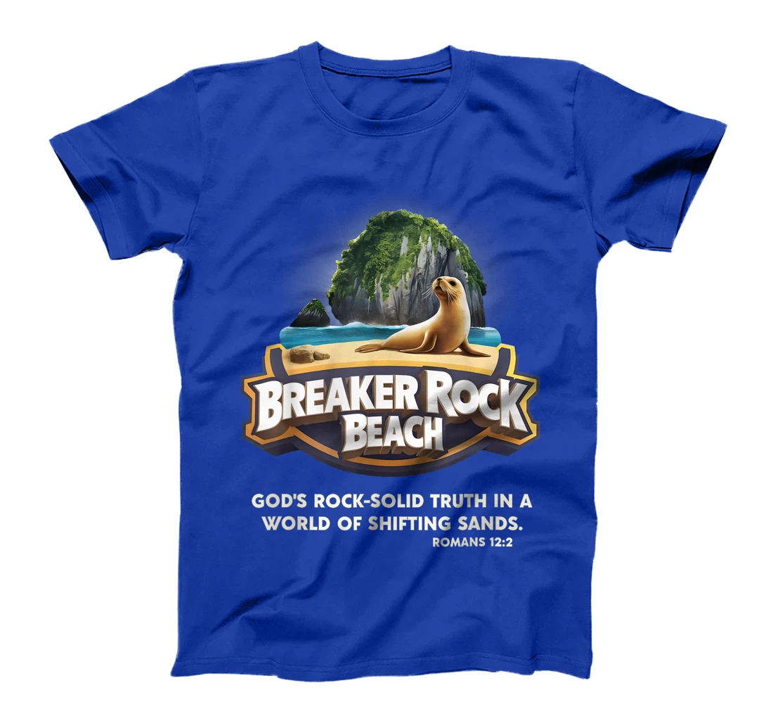 God's Rock Solid Breaker Rock Beach VBS 2024 Christian T-Shirt