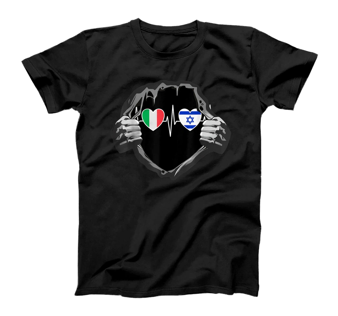 Italy And Israel Israeli Flag Flags T-Shirt