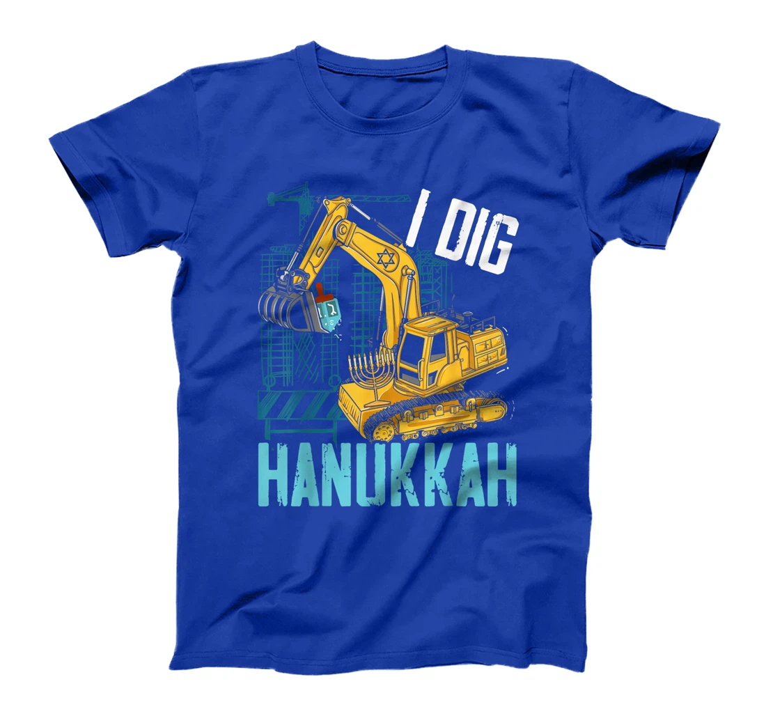 I Dig Hanukkah Chanukah Menorah Hanukkah Israel Jew T-Shirt
