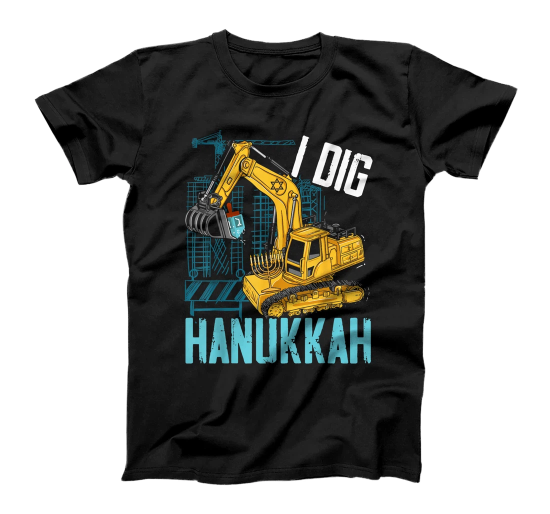 I Dig Hanukkah Chanukah Menorah Hanukkah Israel Jew T-Shirt