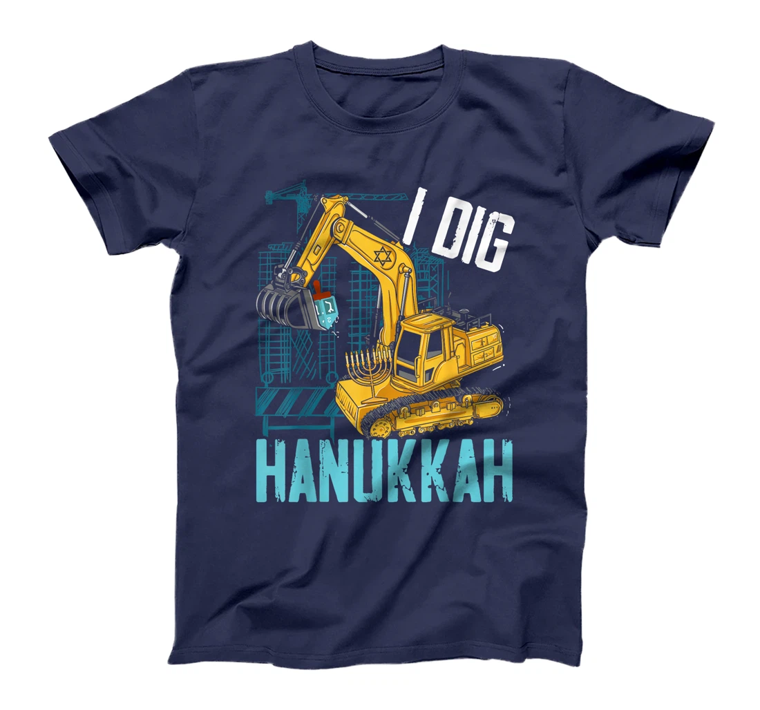 I Dig Hanukkah Chanukah Menorah Hanukkah Israel Jew T-Shirt