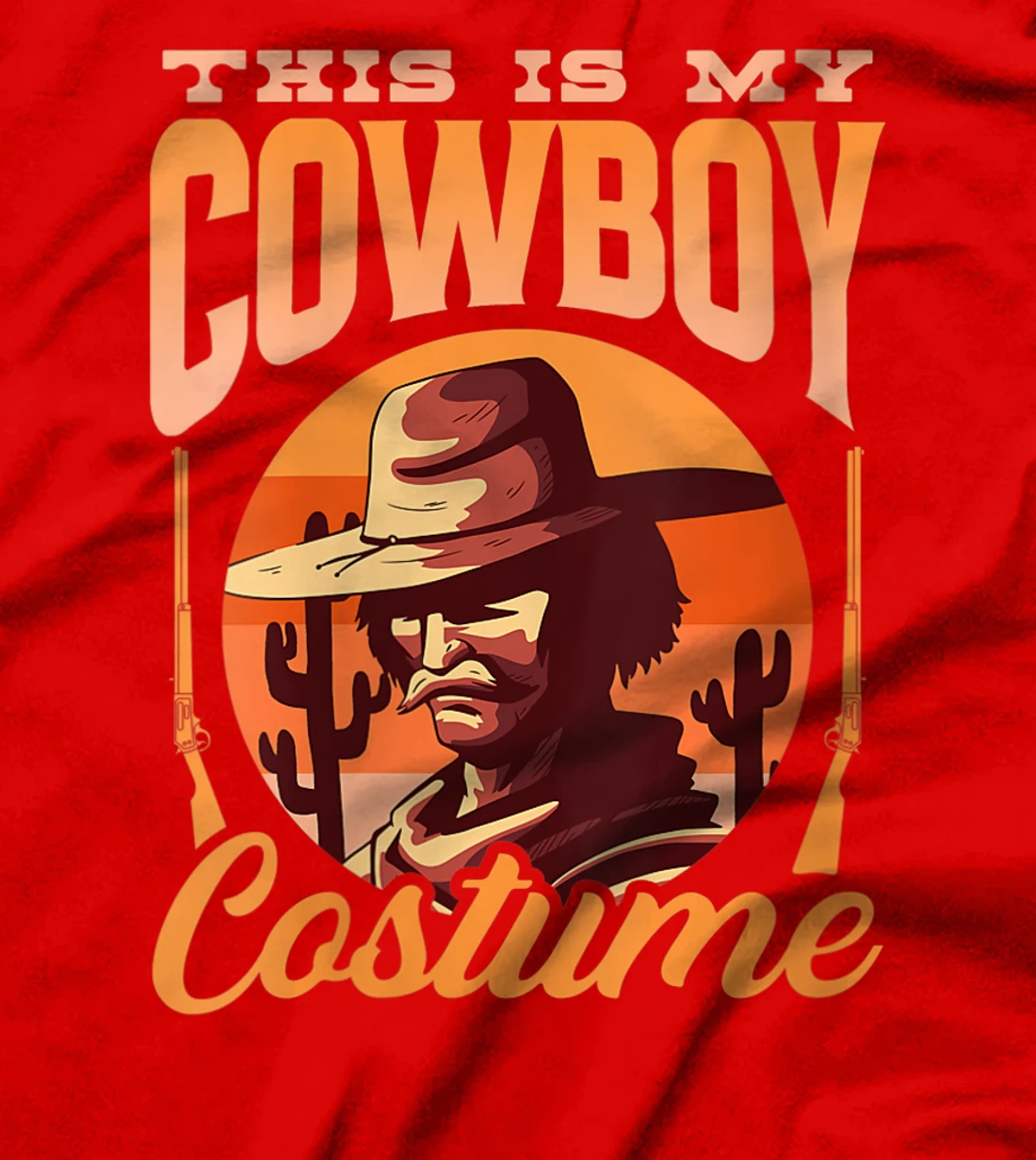 Womens This Is My Cowboy Costume Cute Texas Sayings Cowboys T-Shirt