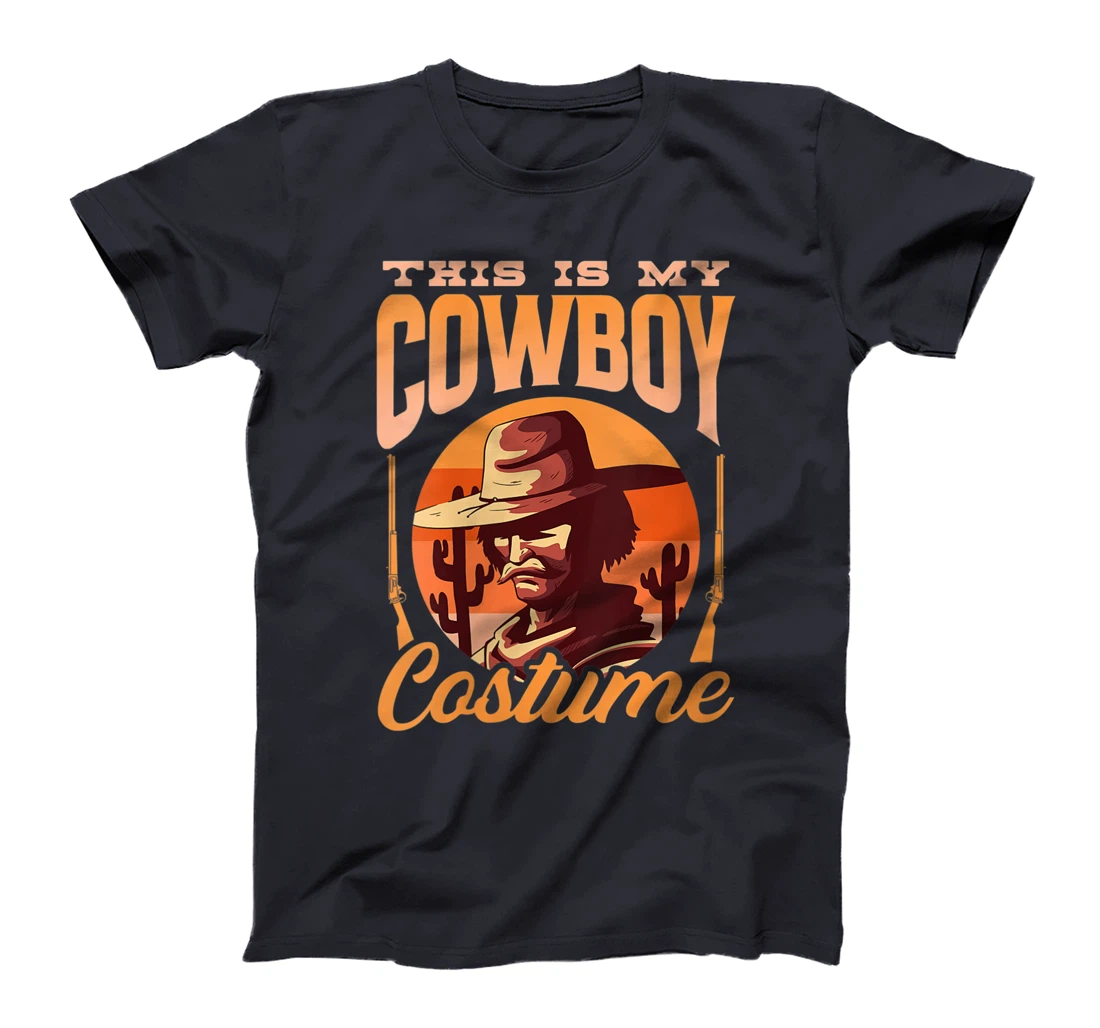 Womens This Is My Cowboy Costume Cute Texas Sayings Cowboys T-Shirt