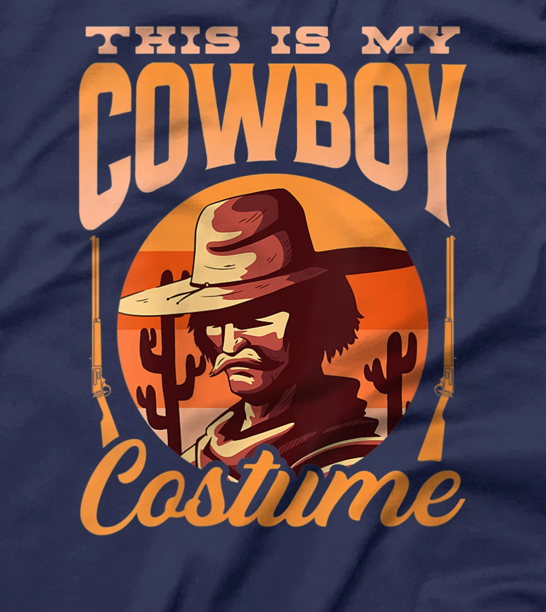 Womens This Is My Cowboy Costume Cute Texas Sayings Cowboys T-Shirt