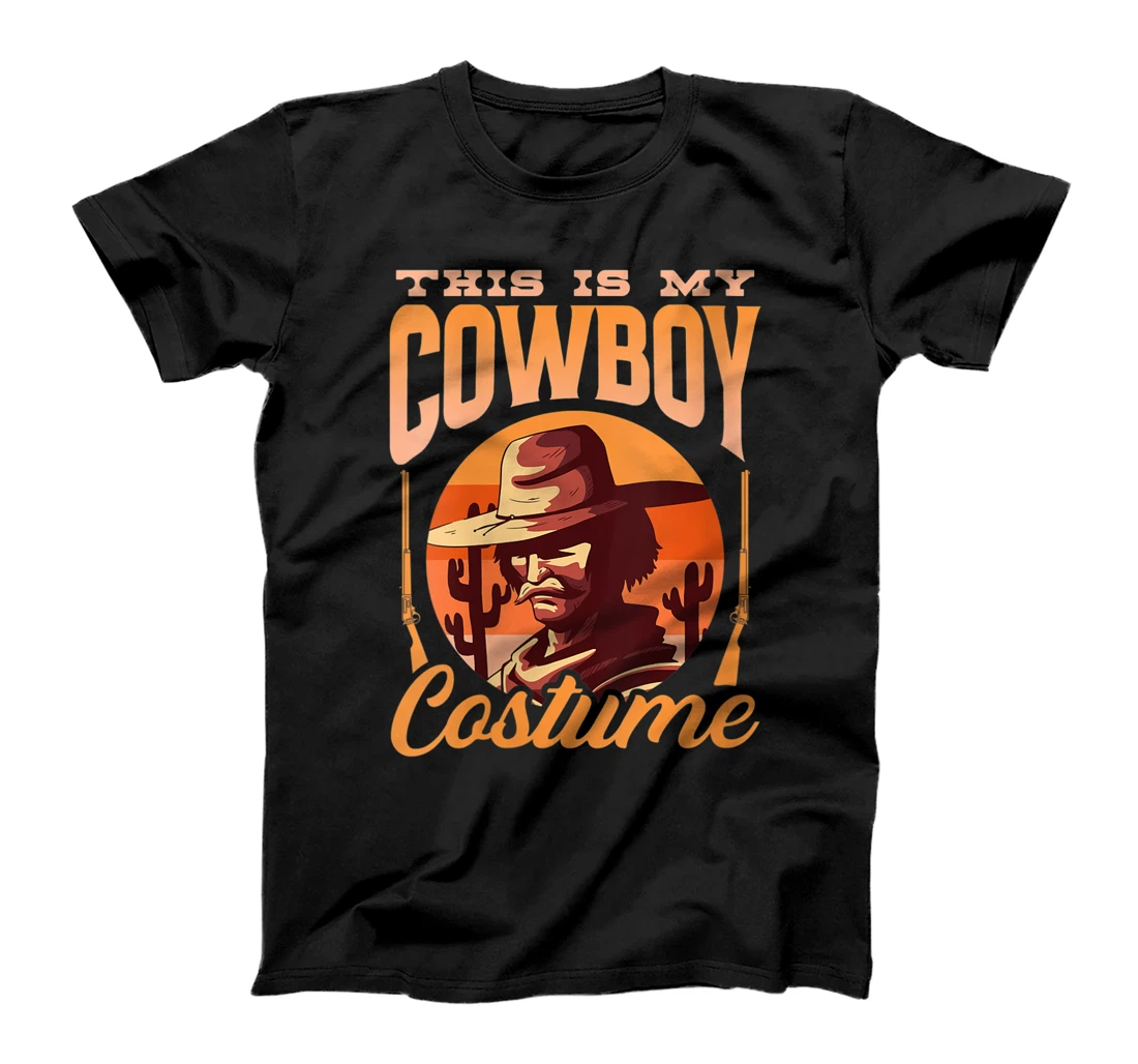 Womens This Is My Cowboy Costume Cute Texas Sayings Cowboys T-Shirt