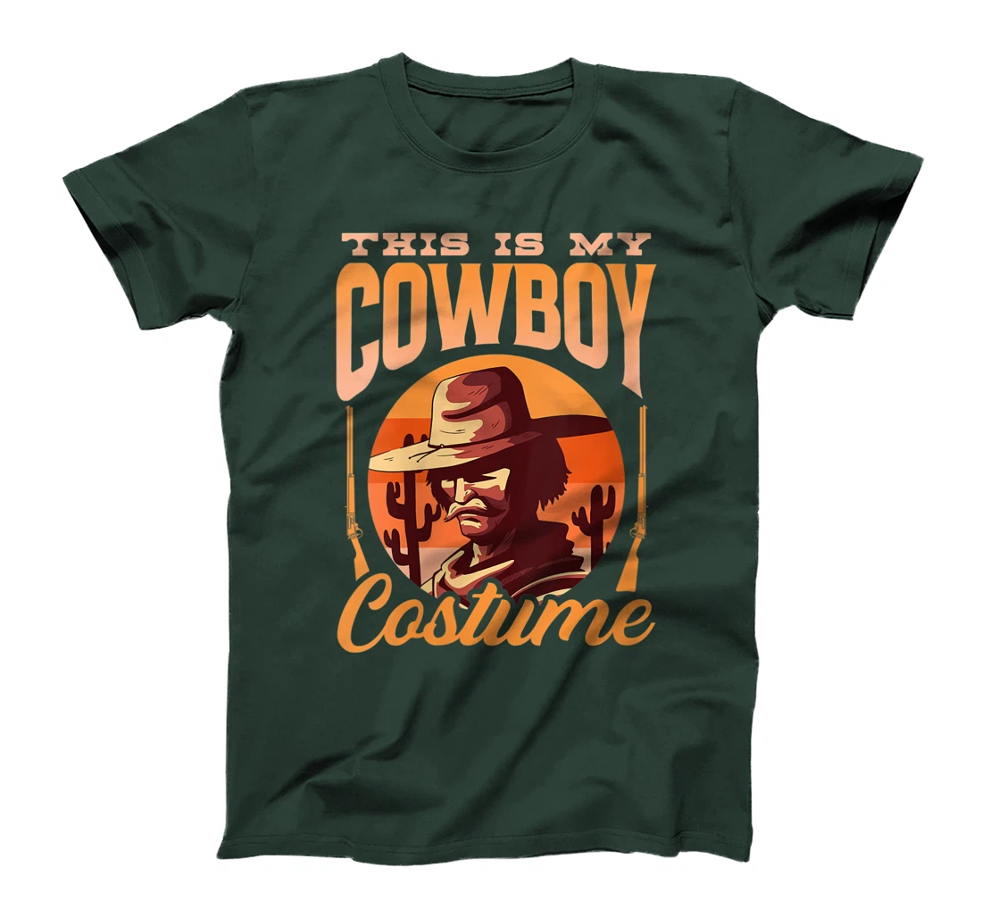 Womens This Is My Cowboy Costume Cute Texas Sayings Cowboys T-Shirt
