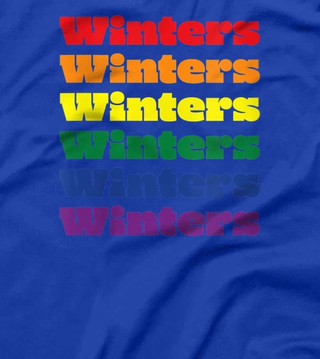 Womens Winters Texas LGBTQ Gay Pride Month Rainbow Solidarity T-Shirt