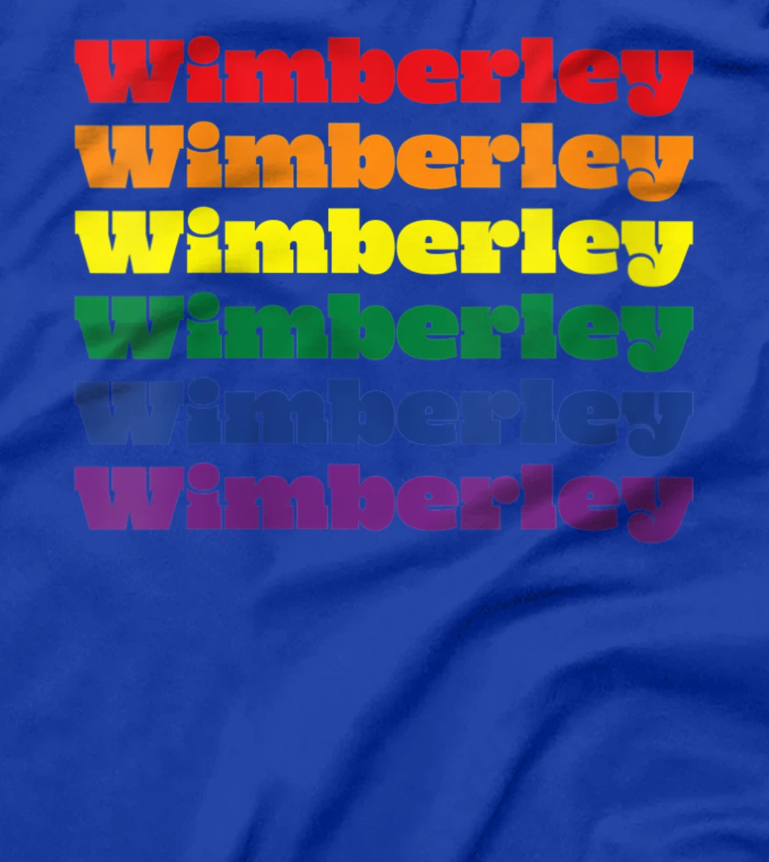 Womens Wimberley Texas LGBTQ Gay Pride Month Rainbow Solidarity T-Shirt