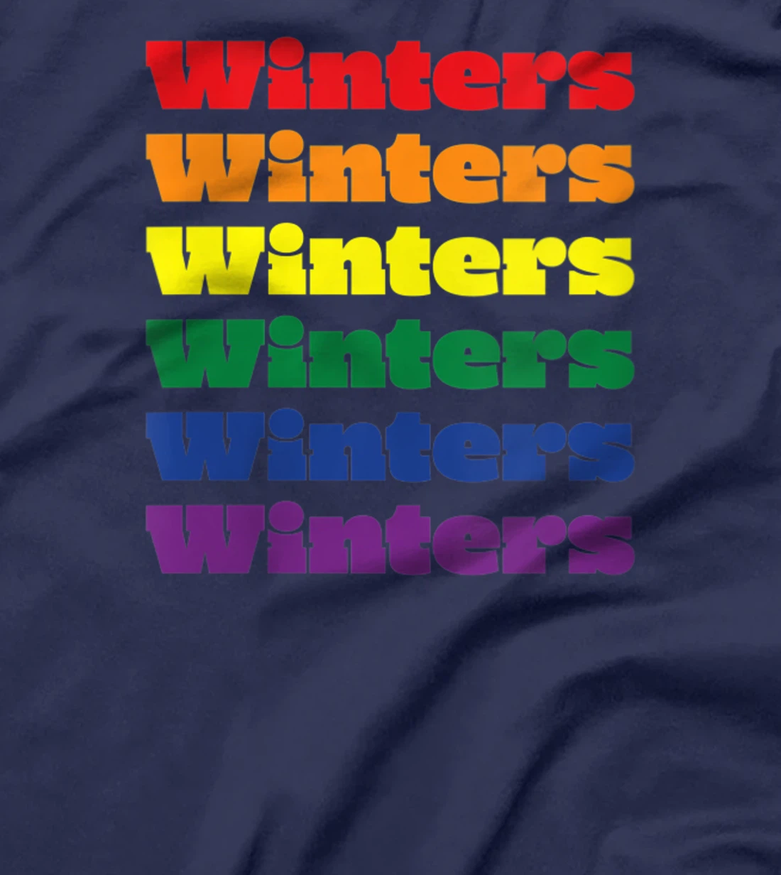 Womens Winters Texas LGBTQ Gay Pride Month Rainbow Solidarity T-Shirt