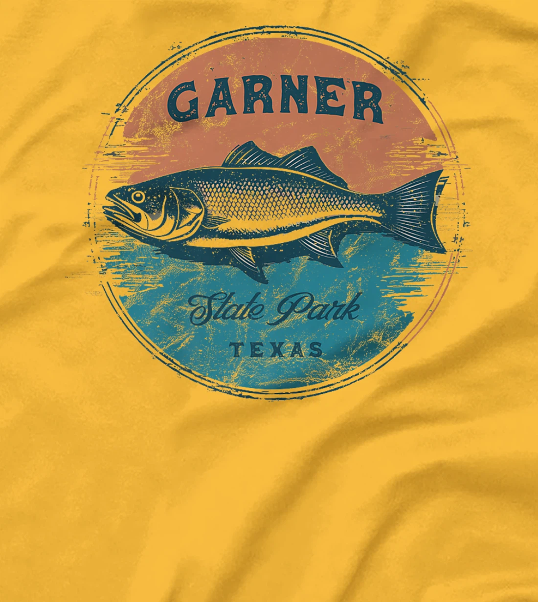 Garner State Park Texas Retro Vintage Fishing Premium T-Shirt