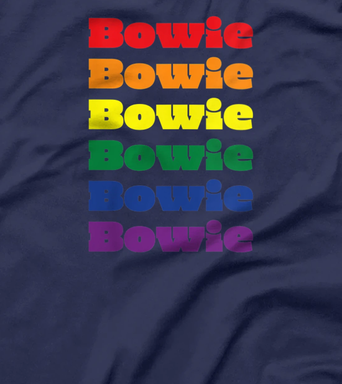Womens Bowie Texas LGBTQ Gay Pride Month Rainbow Solidarity T-Shirt