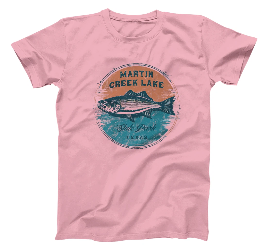 Martin Creek Lake State Park Texas Retro Vintage Fishing Premium T-Shirt