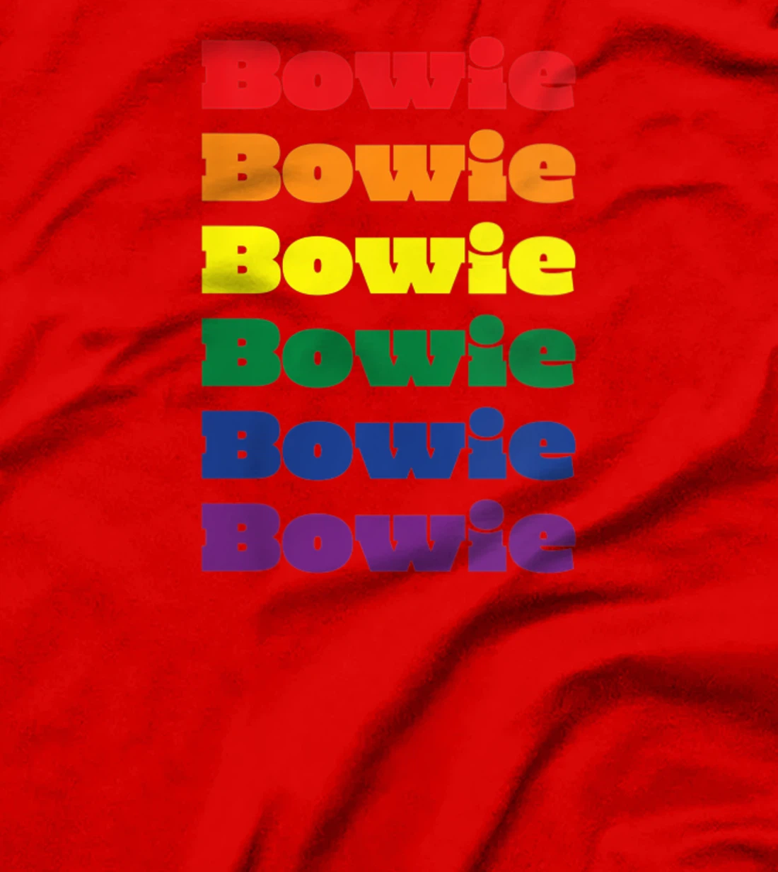 Womens Bowie Texas LGBTQ Gay Pride Month Rainbow Solidarity T-Shirt